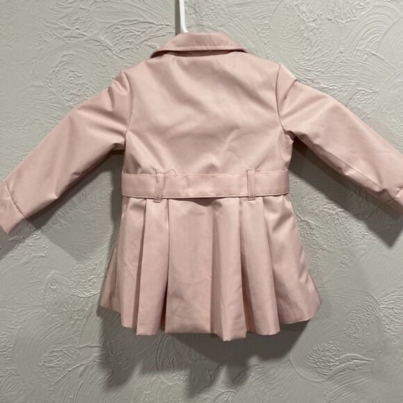 Tahari toddler light pink trench coat size 18 months - Picture 5 of 5